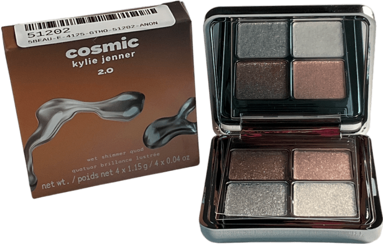 Kylie By Kylie Jenner Wet Shimmer Quad Cosmic 20 Limited - edition Eyeshadow Pallet 2.0 Wet Shimmer 4g - Reliked