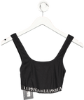 La Peria Black Comfort Zone Wide Strap Bralette UK S - Reliked