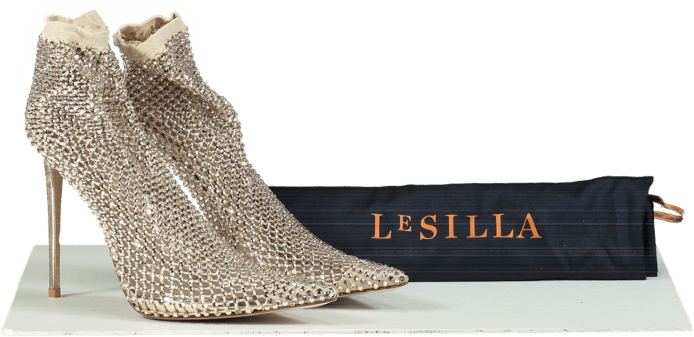 La Silla Nude Gilda Crystal Ankle Boot UK 6 EU 39 👠 - Reliked