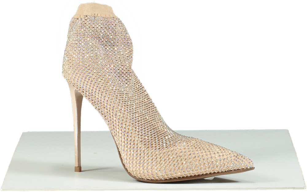 La Silla Nude Gilda Crystal Ankle Boots UK 6.5 EU 39.5 👠 - Reliked