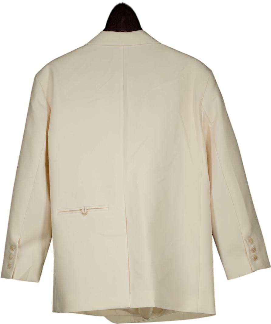 La Vie Cream Oversized Blazer One Size - Reliked
