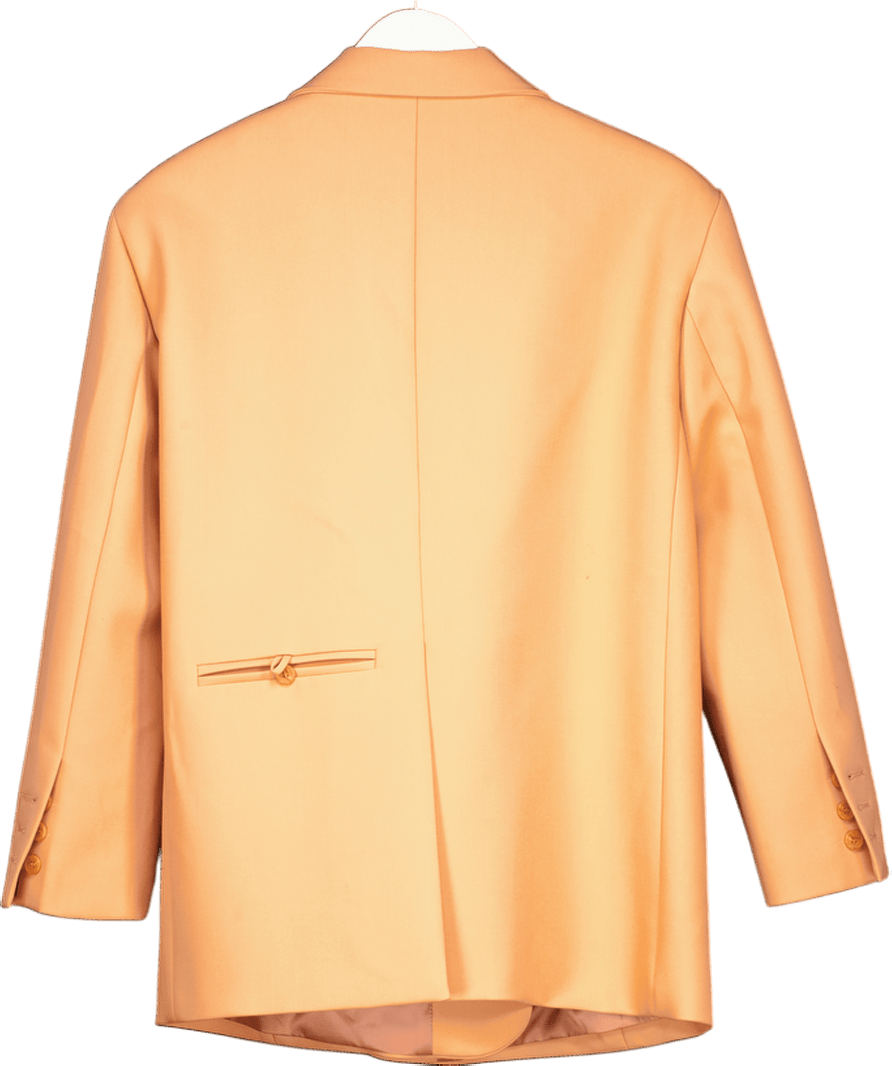 La Vie Orange Oversized Blazer UK M - Reliked