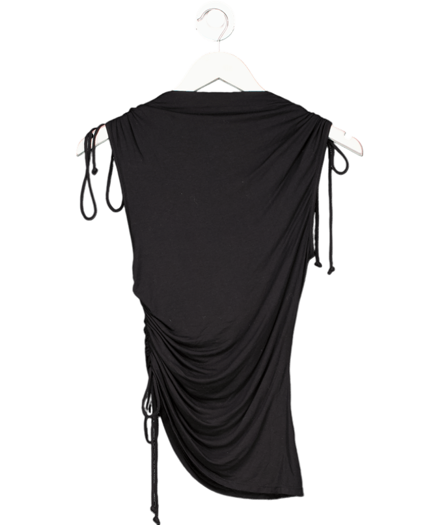 L"academie Black Ruched Mini Dress UK XXS - Reliked