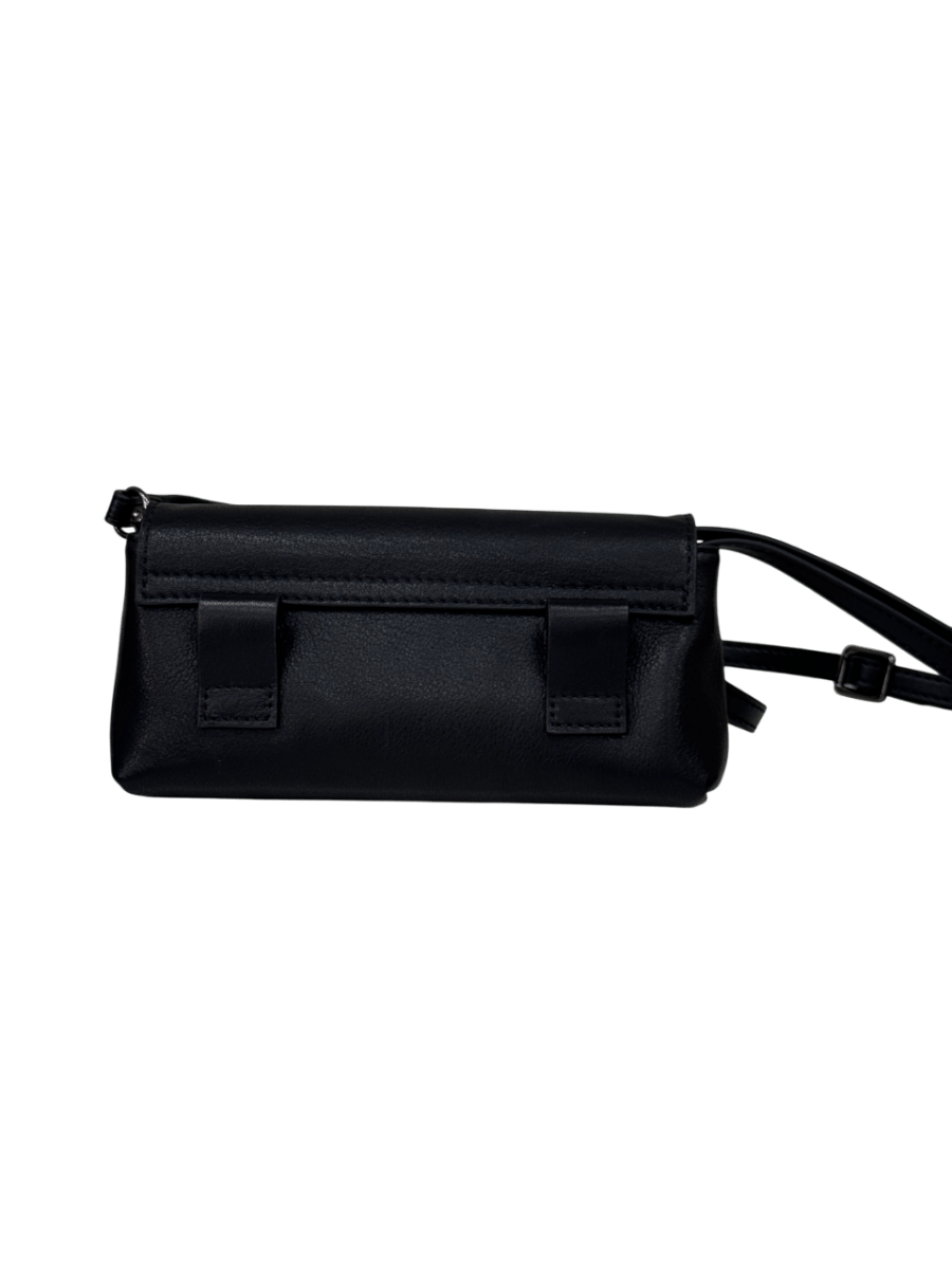 Lacylou London Black Multi Charm Multi - way Clutch Bag With Crossbody Strap - Reliked