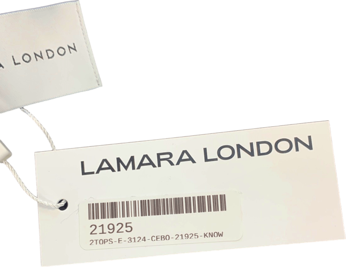 Lamara London Black Crop Top XS/S - Reliked