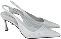 Lamara London White Rae Slingback Kitten Heels UK 5 EU 38 👠 - Reliked