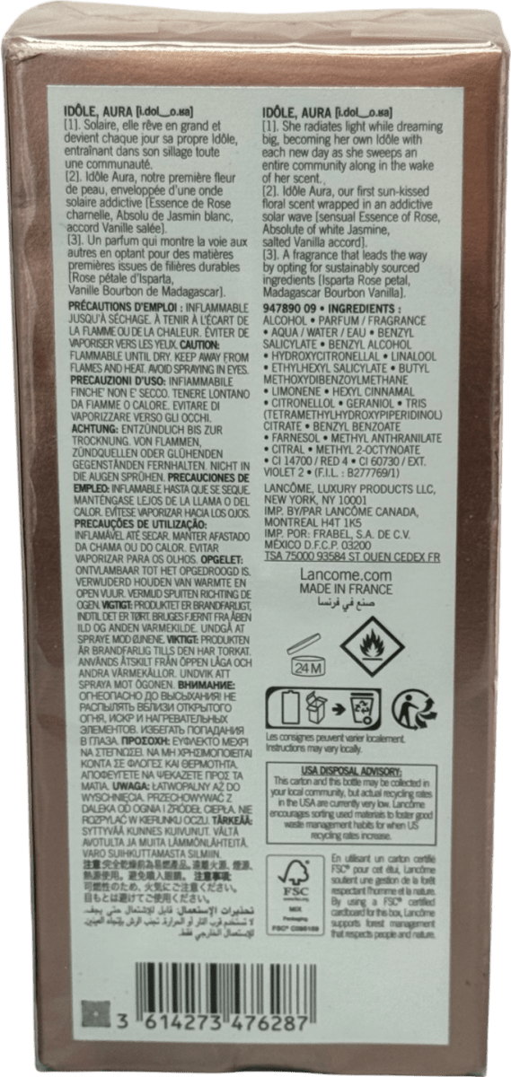 Lancome Idôle Aura Eau De Parfum 50ml - Reliked