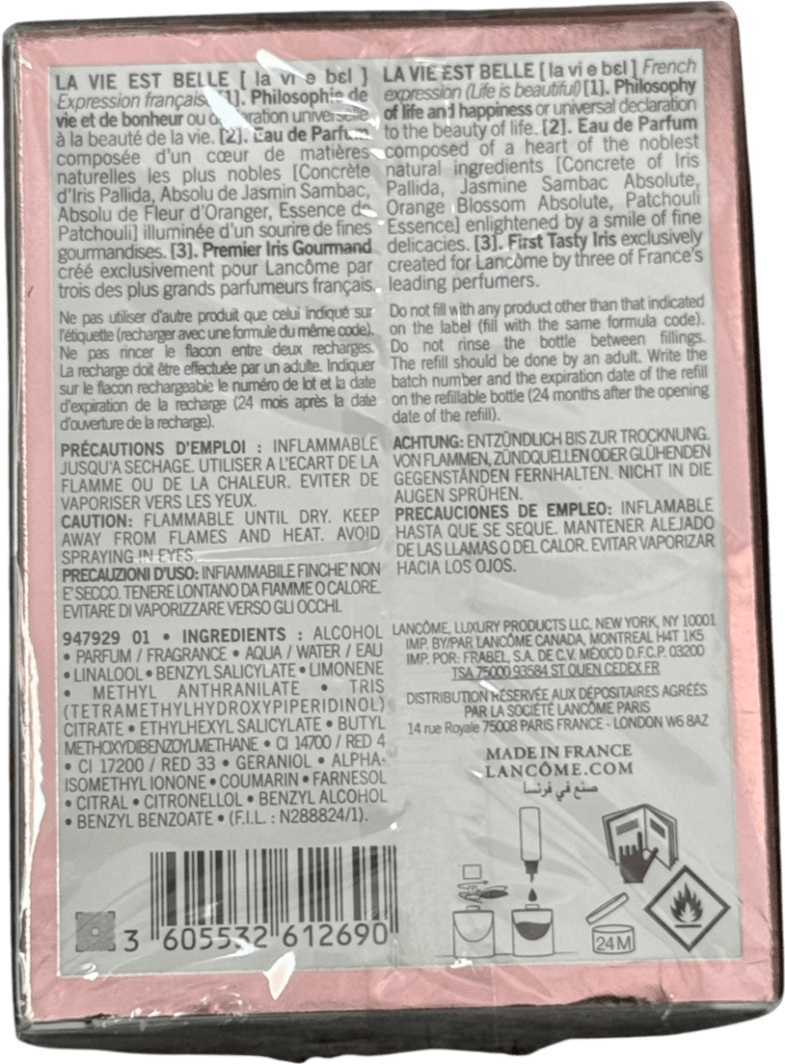 Lancome La Vie Est Belle Eau De Parfum 30ml - Reliked