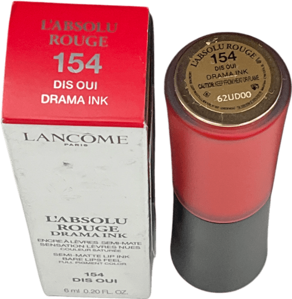 Lancome L'absolu Rouge Drama Ink 154 Dis Oui 6ml - Reliked