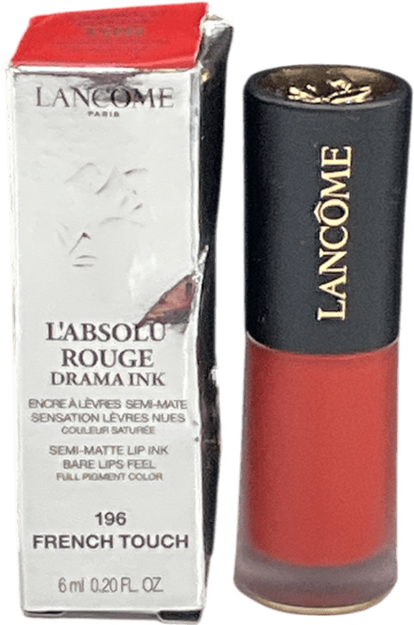 Lancome L'absolu Rouge Drama Ink 196 6ml - Reliked