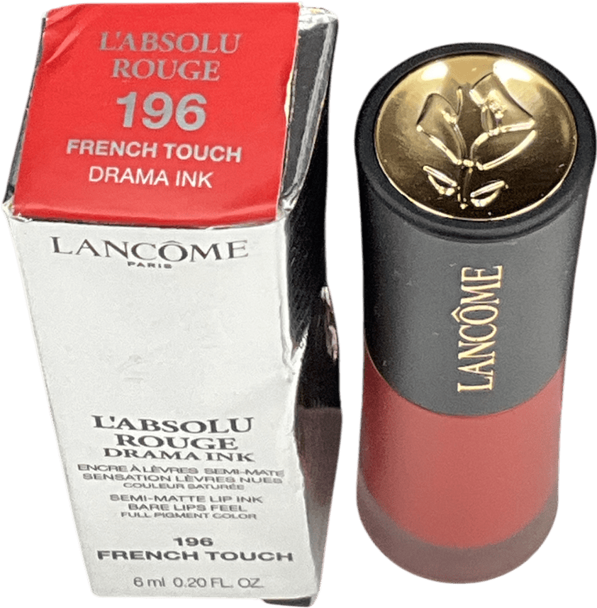 Lancome L'absolu Rouge Drama Ink 196 6ml - Reliked