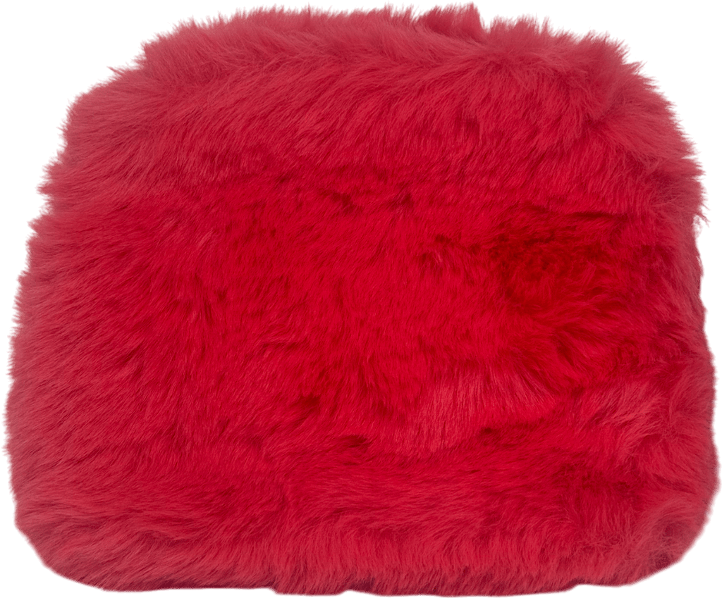 Lancome Pink Faux Fur Purse One Size - Reliked