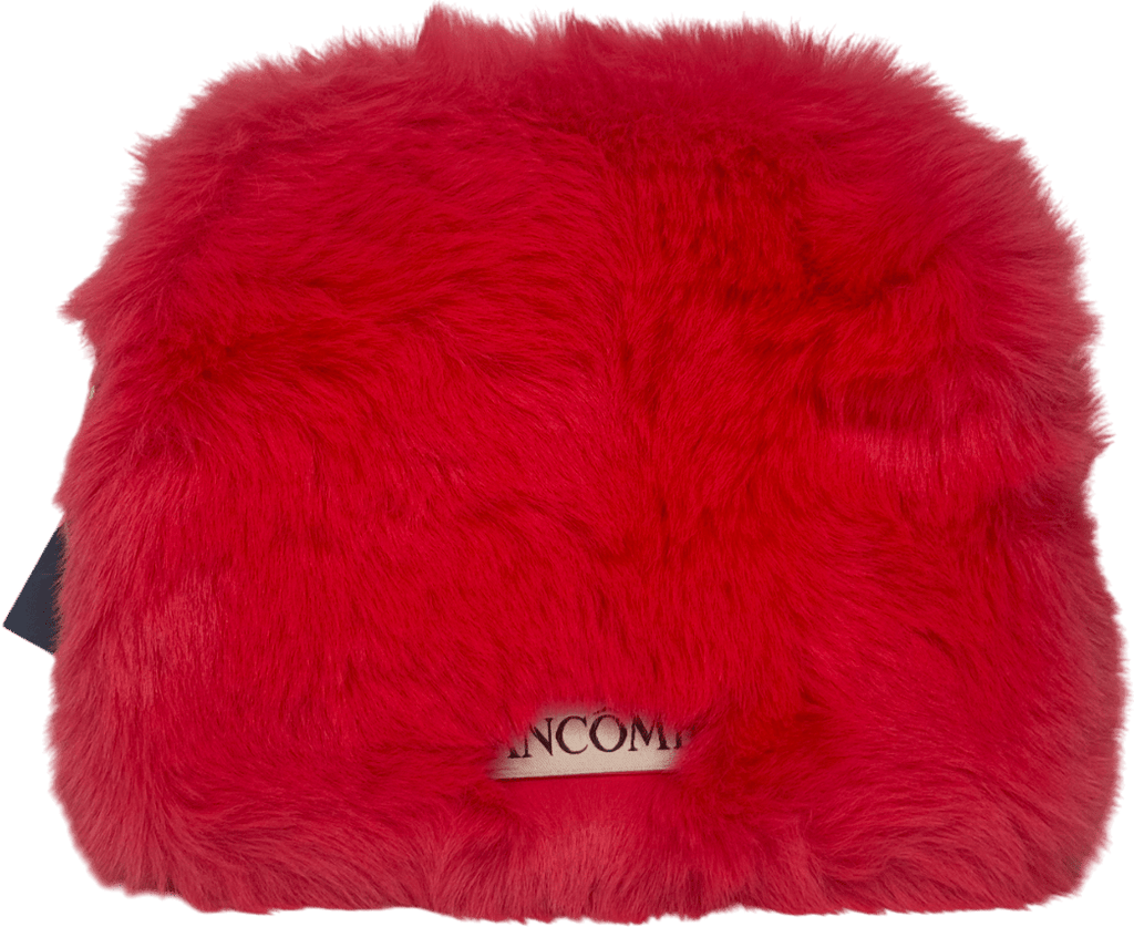Lancome Pink Faux Fur Purse One Size - Reliked