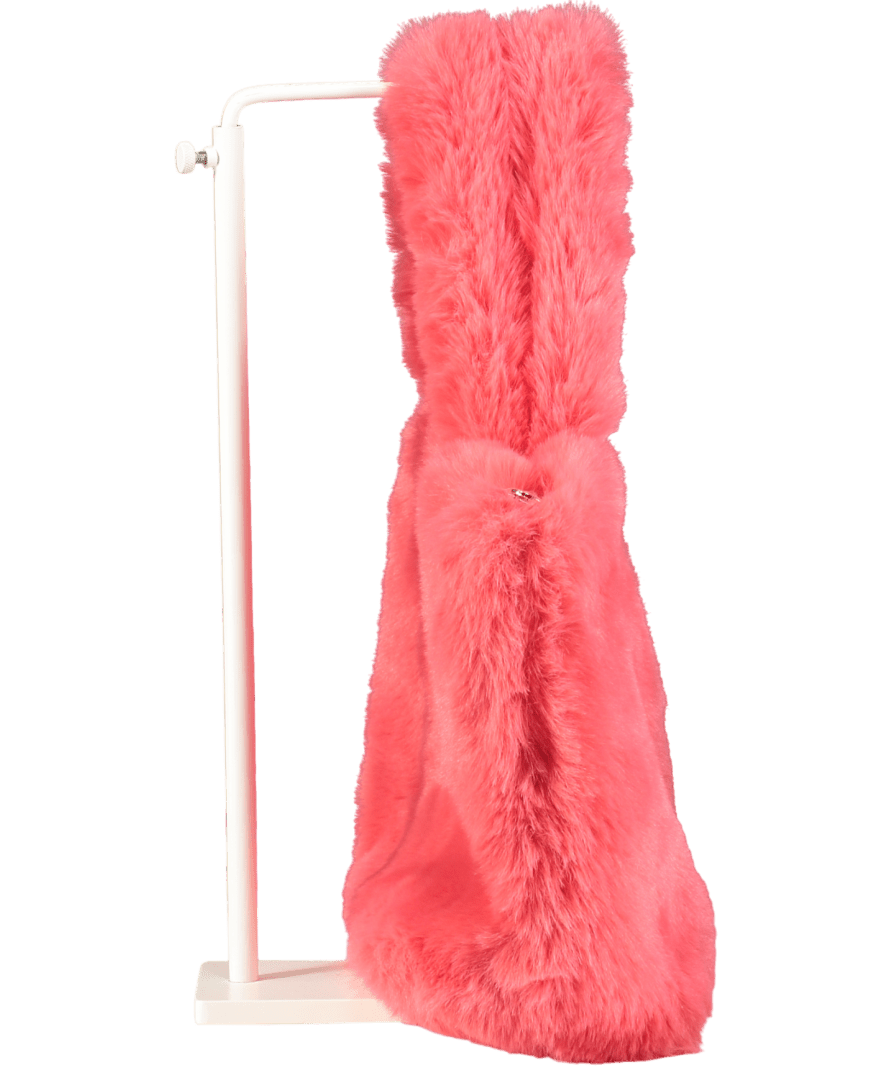 Lancome Pink Faux Fur Tote Bag - Reliked