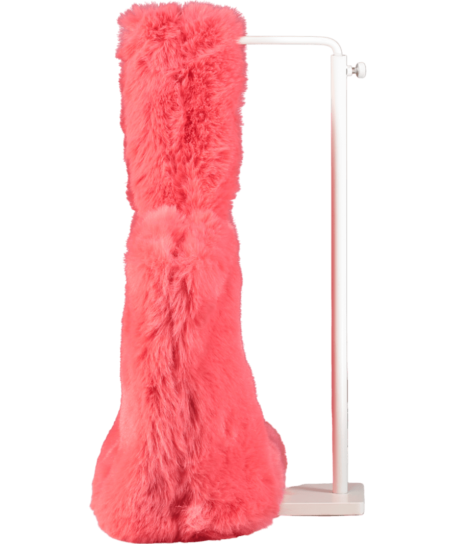 Lancome Pink Faux Fur Tote Bag - Reliked