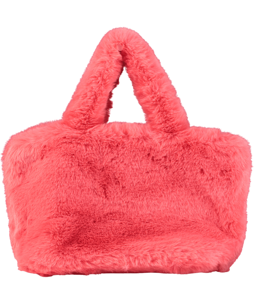 Lancome Pink Faux Fur Tote Bag - Reliked