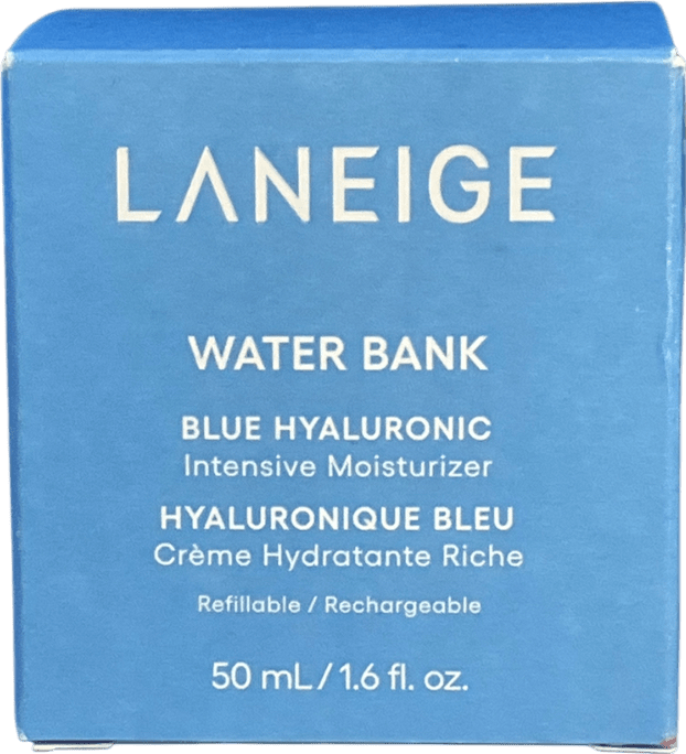Laneige Water Bank Blue Hyaluronic Cream Moisturiser 50ml - Reliked