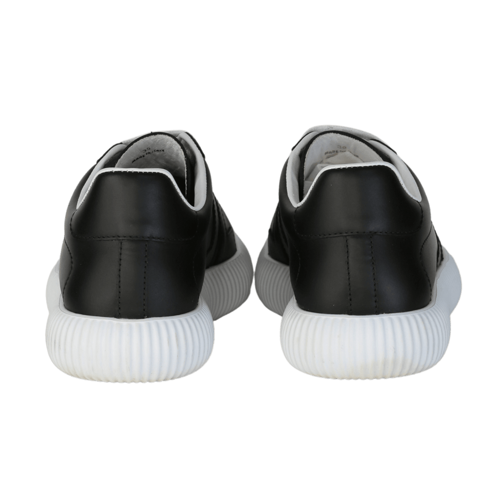 Lanvin Glen Low Top Calf Leather Sneakers In Black UK 6 EU 39 👠 - Reliked