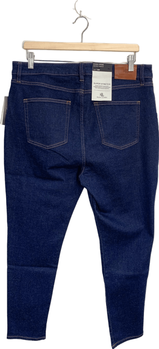 Lauren Ralph Lauren Blue High - Rise Skinny Ankle Jeans 14W - Reliked