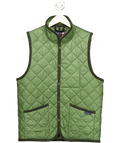 Lavenham Quilted Olive Green Gilet UK M - Reliked