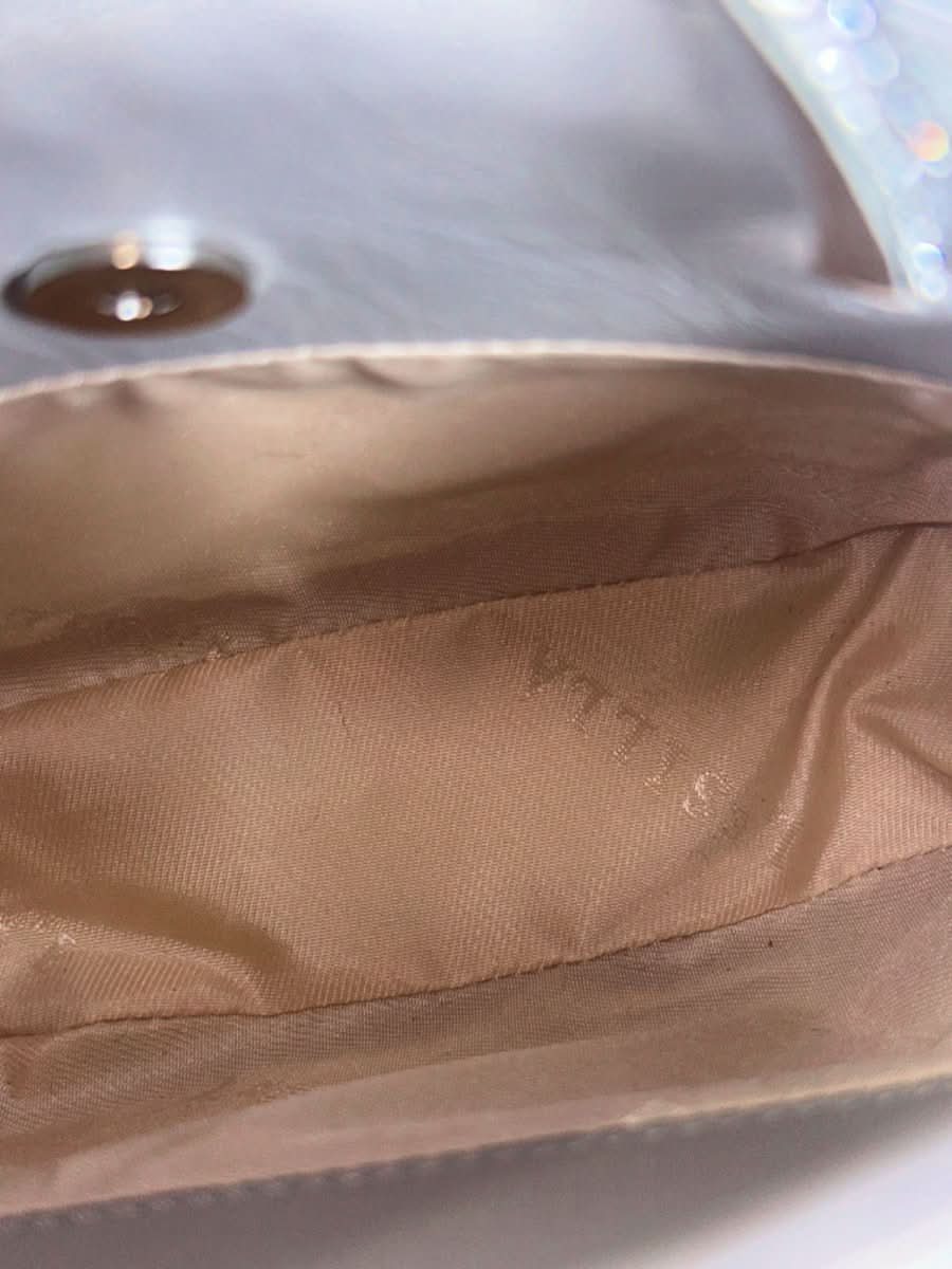 Le Silla Ivy Silver Rhinestone Fringe Mini Bag - Reliked