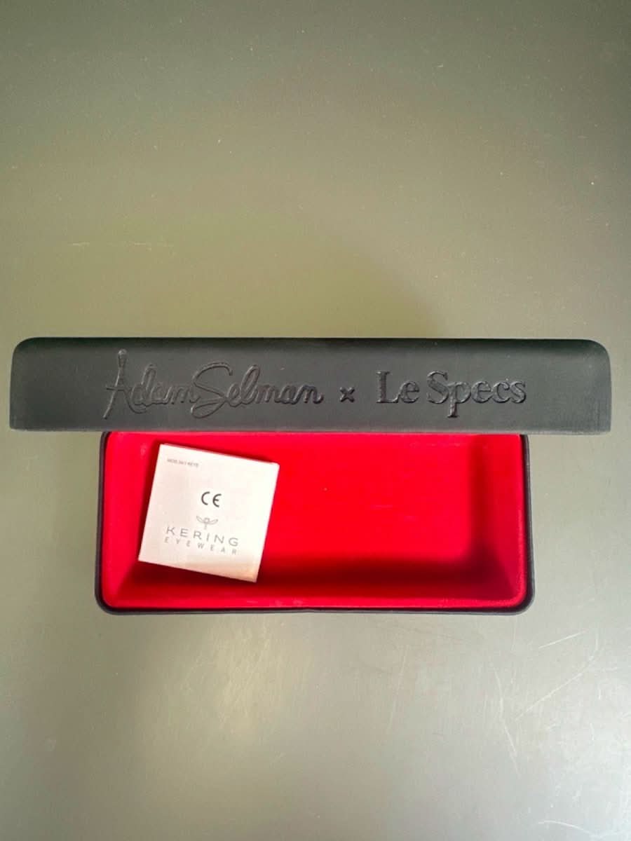 Le Specs Beige Adam Selman x Le Specs Luxe Ovoid Sunglasses - Reliked