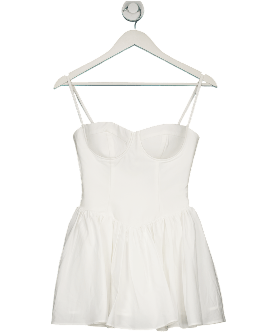 Leau Bellini Bustier Mini Dress - White UK XS - Reliked