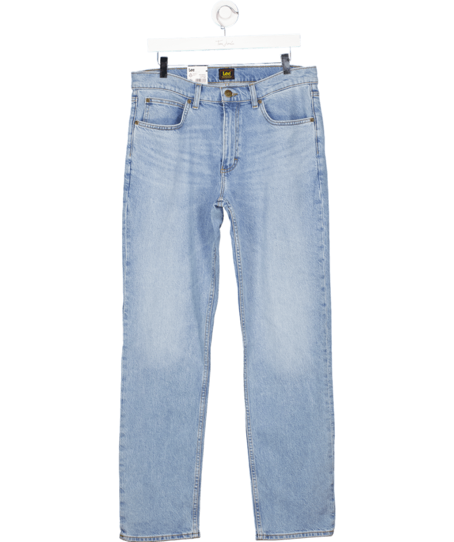 Lee Blue West Regular Straight Leg Jeans W32 - Reliked