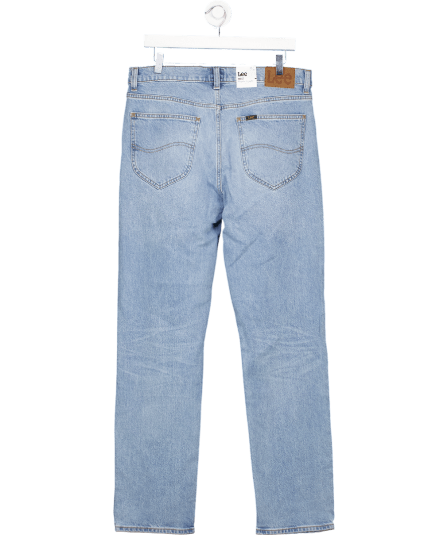 Lee Blue West Regular Straight Leg Jeans W32 - Reliked