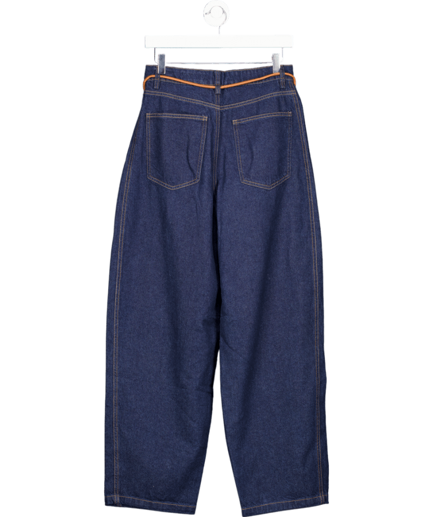 lefties Blue Barrel Jeans UK 8 - Reliked