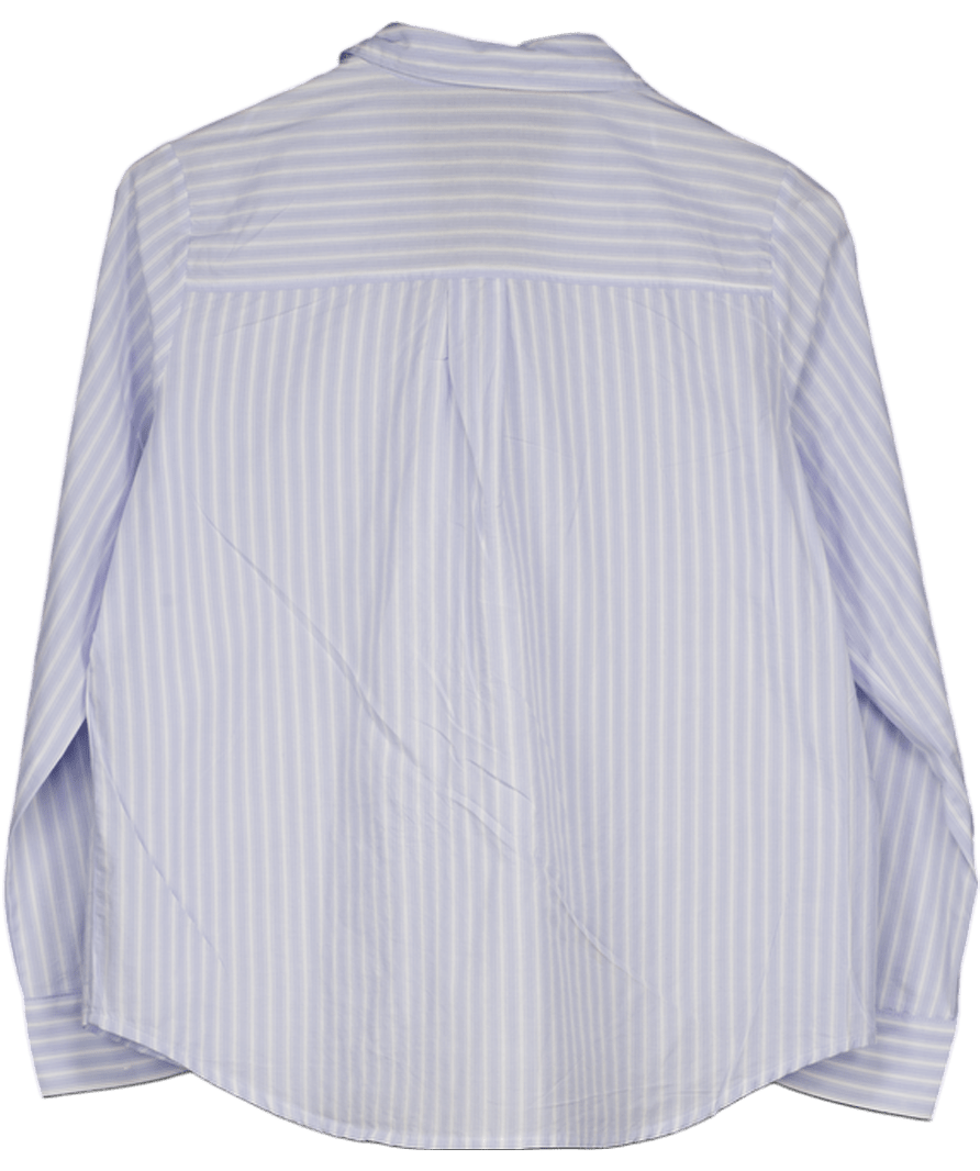 Lefties Blue Basic Poplin Shirt UK S - Reliked