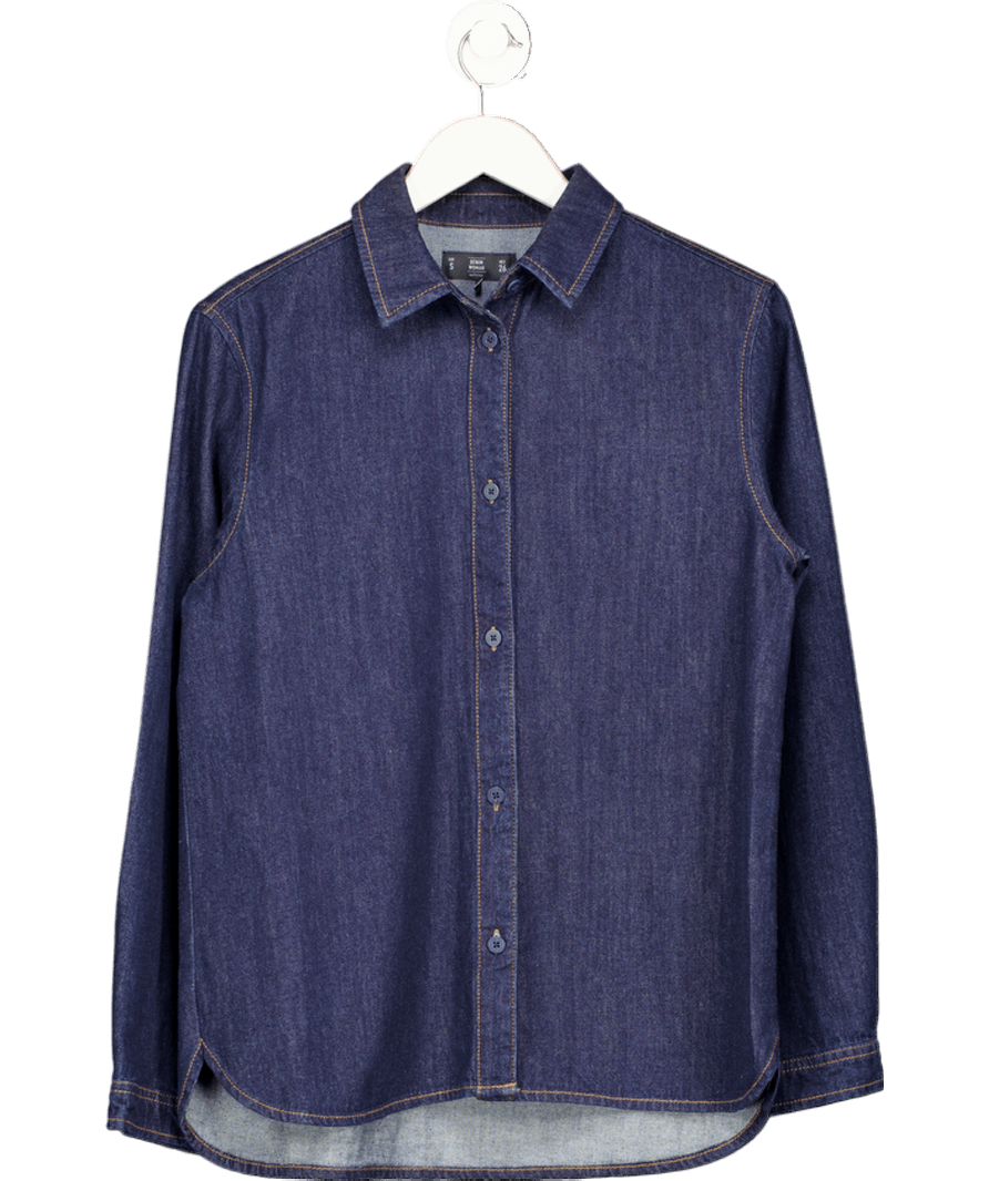 Lefties Blue Denim Shirt UK S - Reliked