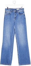 Lefties Blue Straight Fit Jeans UK 8 - Reliked