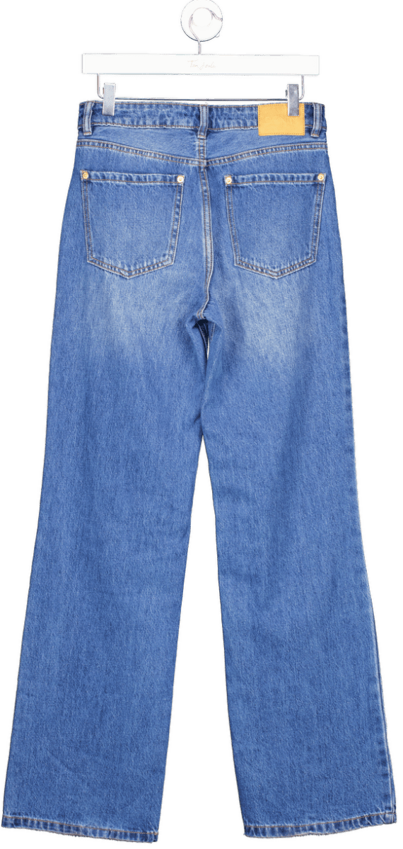 Lefties Blue Straight Fit Jeans UK 8 - Reliked