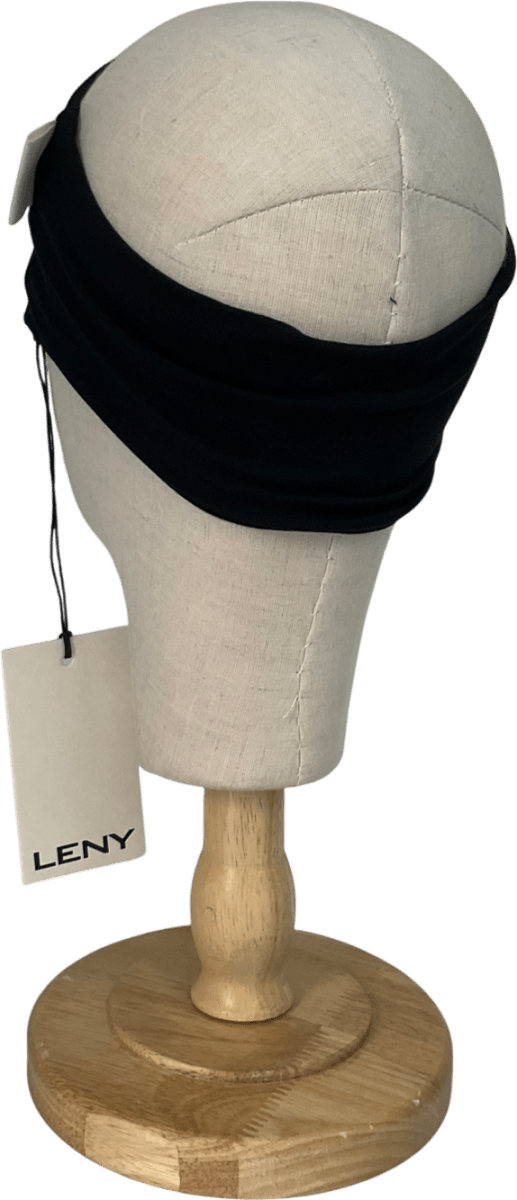 leny Black Essentials Headband - Jet One Size - Reliked