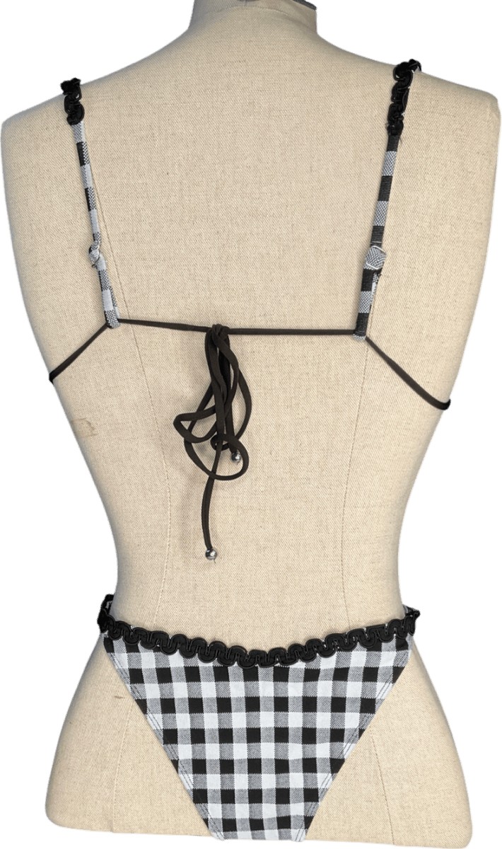 leslie amon Black Zita Bikini UK S - Reliked