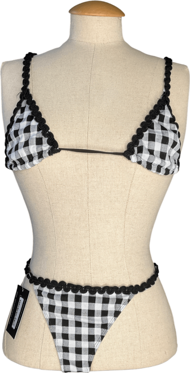 leslie amon Black Zita Bikini UK S - Reliked