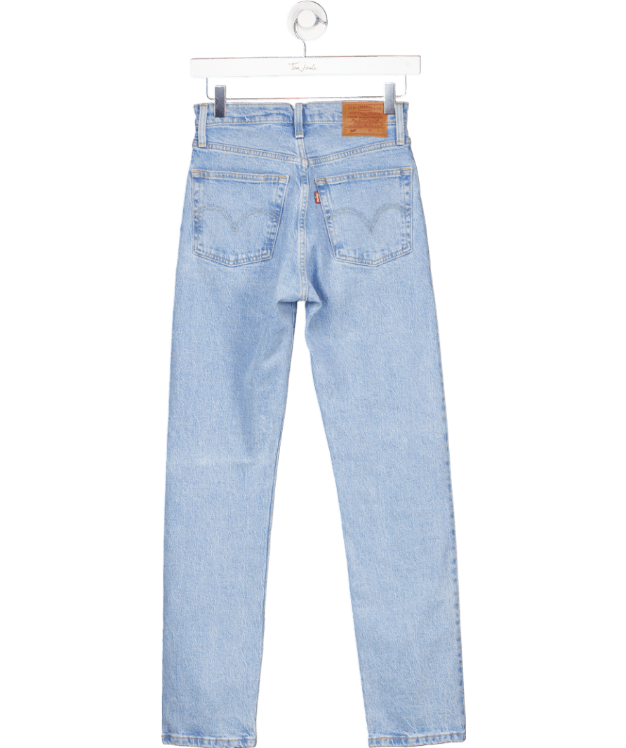 LEVI'S 501 Mid Blue Original Jeans L28 W24 - Reliked