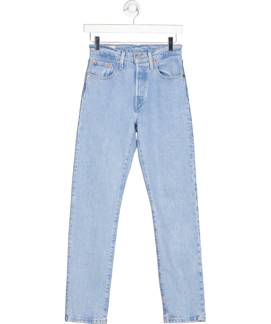 LEVI'S 501 Mid Blue Original Jeans L28 W24 - Reliked