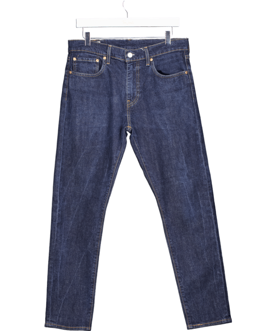 LEVI'S 512 Dark Blue Slim Tapered Jeans L30 W30 - Reliked
