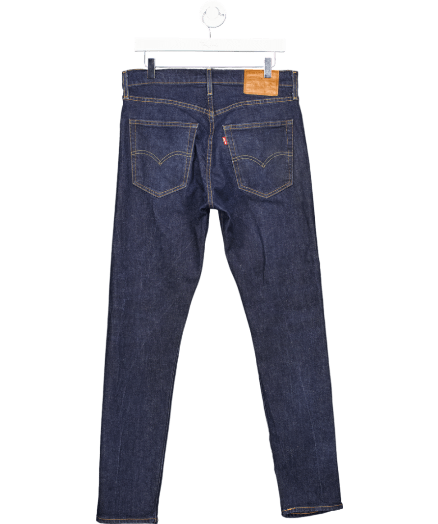 LEVI'S 512 Dark Blue Slim Tapered Jeans L32 W32 - Reliked