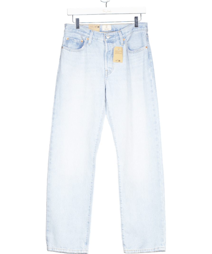 LEVI'S 90's 501 Jeans In Light Wash Blue L30 W27 - Reliked
