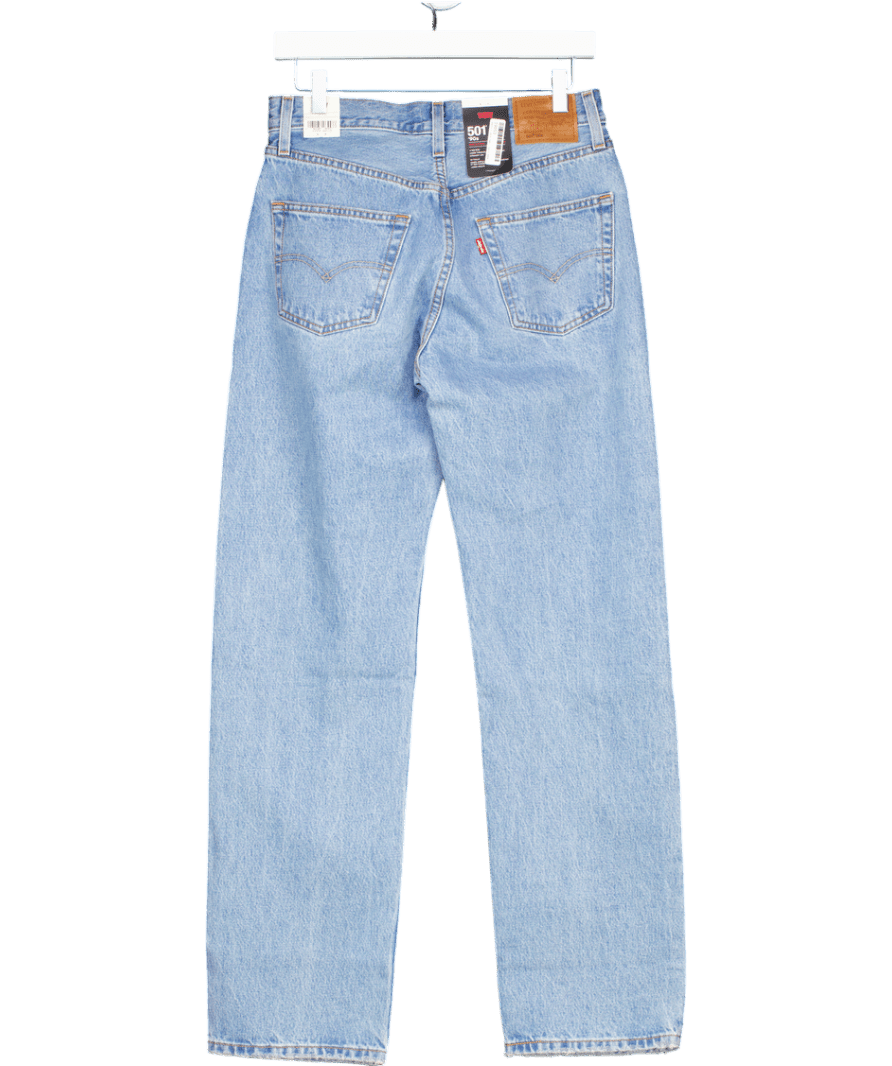 LEVI'S 90's 501 Jeans In Mid Wash Blue L32 W27 - Reliked