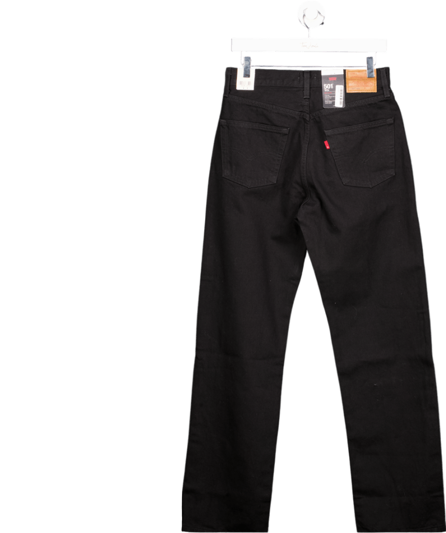 LEVI'S Black 501 '90s Straight - leg Denim Jeans L32 W28 - Reliked