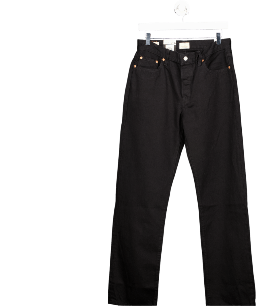 LEVI'S Black 501 '90s Straight - leg Denim Jeans L32 W28 - Reliked