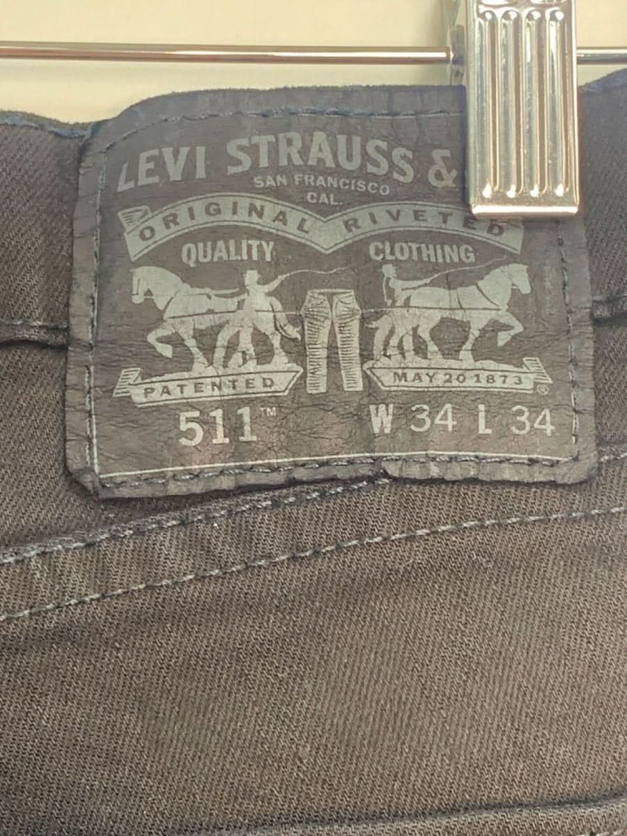 Levi's Black 511 High - Waist Denim Shorts W 34 L 34 - Reliked