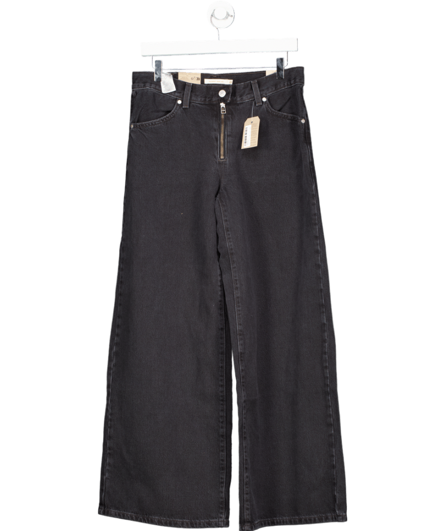 LEVI's Black '94 Baggy Wide Leg Jeans L31 W28 W28 - Reliked