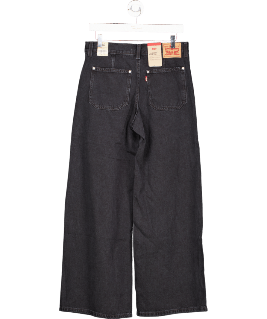 LEVI's Black '94 Baggy Wide Leg Jeans L31 W28 W28 - Reliked
