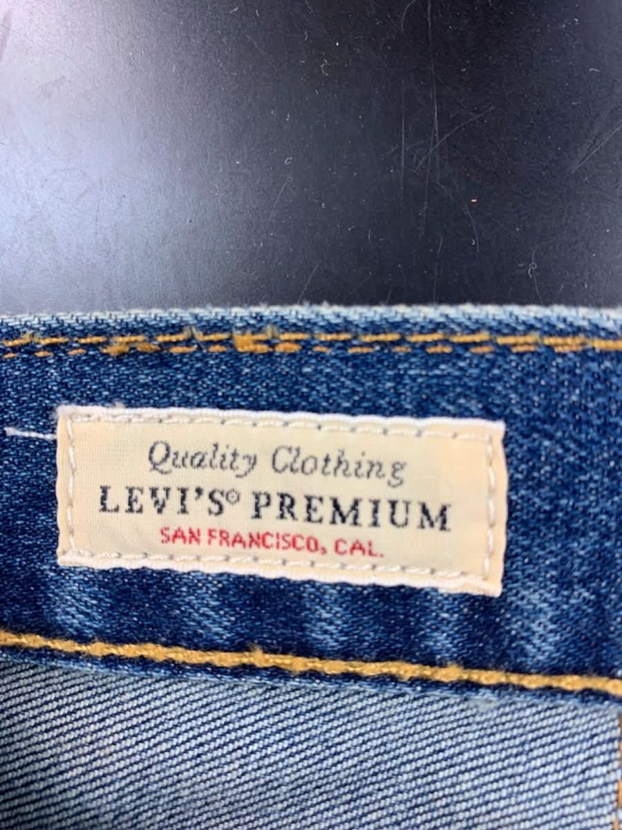 Levi's Blue 501 Distressed Original Fit Stretch Jeans W 32 L 32 - Reliked
