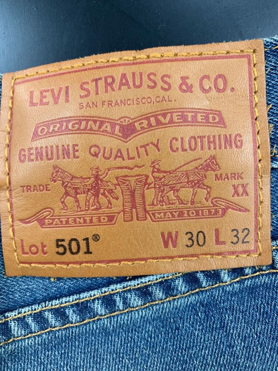 Levi's Blue 501 Original Stretch Extensible Jeans W30 L32 - Reliked